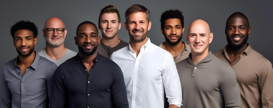 diverse-group-of-men-standing-together-multicultural-male-beauty-diversity-concept-ai-generative-photo